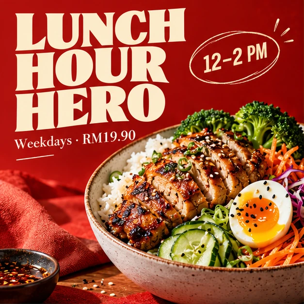 Lunchtime promotion example